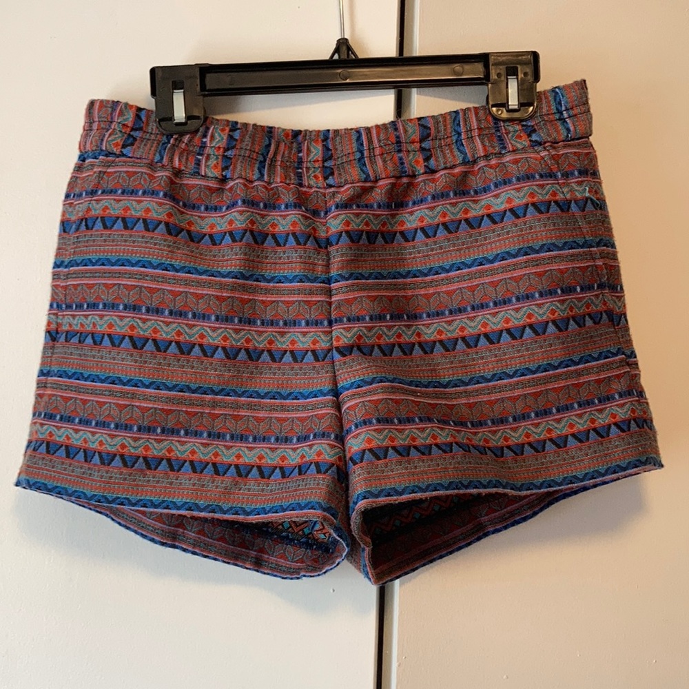 J. Crew Multicolor Patterned Women Shorts